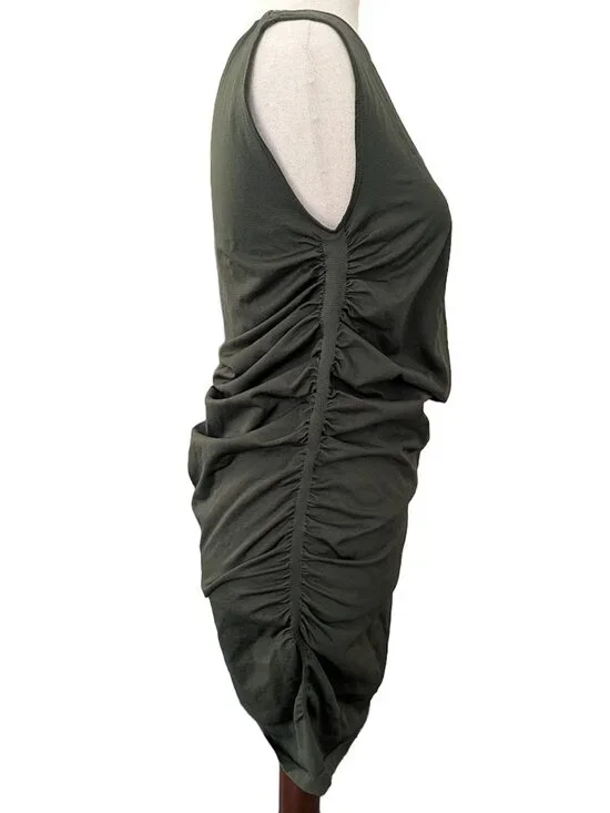 NWOT Blanqi Maternity Olive Tank Dress size L/XL - Picture 7 of 14